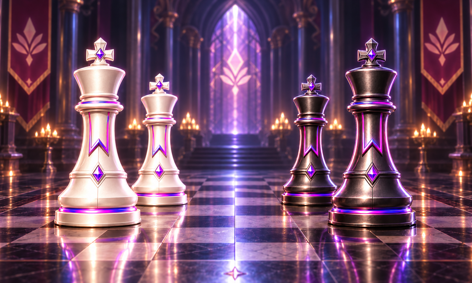 Gay Chess by PrideChess, featuring two kings on the board.