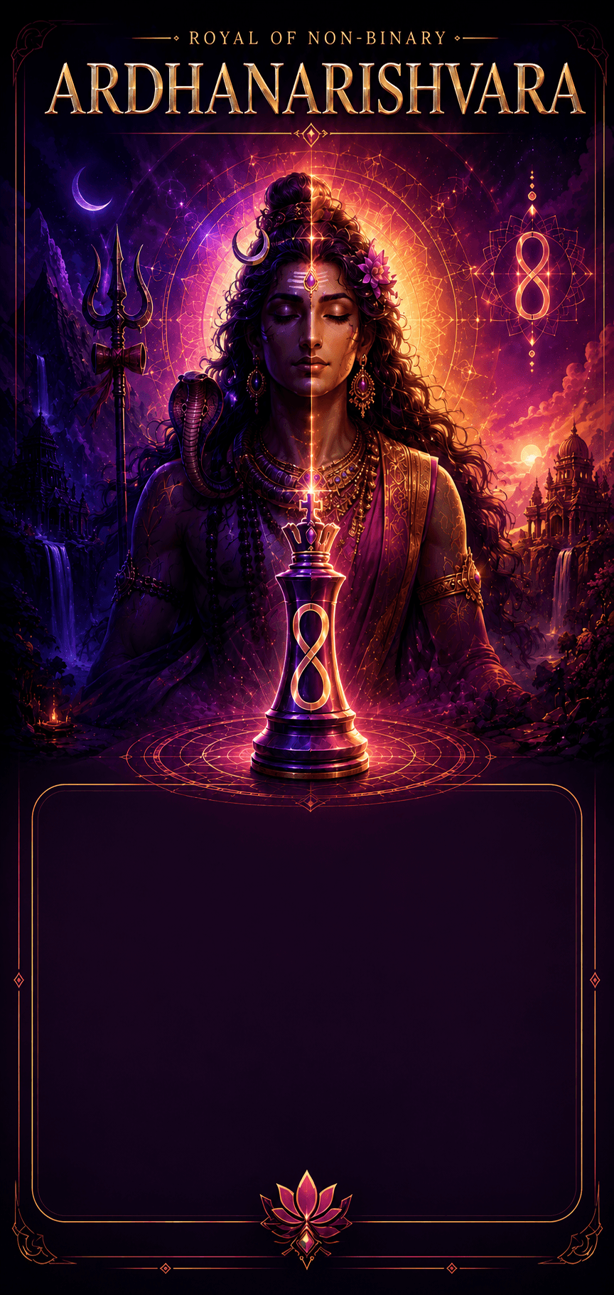 Ardhanarishvara, royal piece of Non-Binary